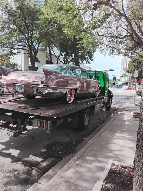 Towing 1957 Eldorado Cadillac