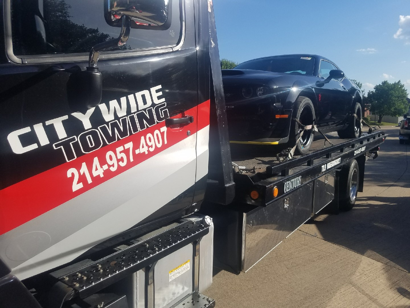 Towing Dodge Demon from Waxahachie to Mesquite